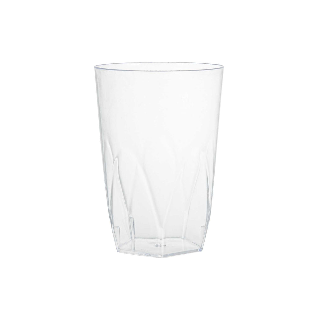 Bev Tek 5 oz Round Clear Plastic Edge Glass - 2 1/4" x 2 1/4" x 3 1/4" - 100 count box