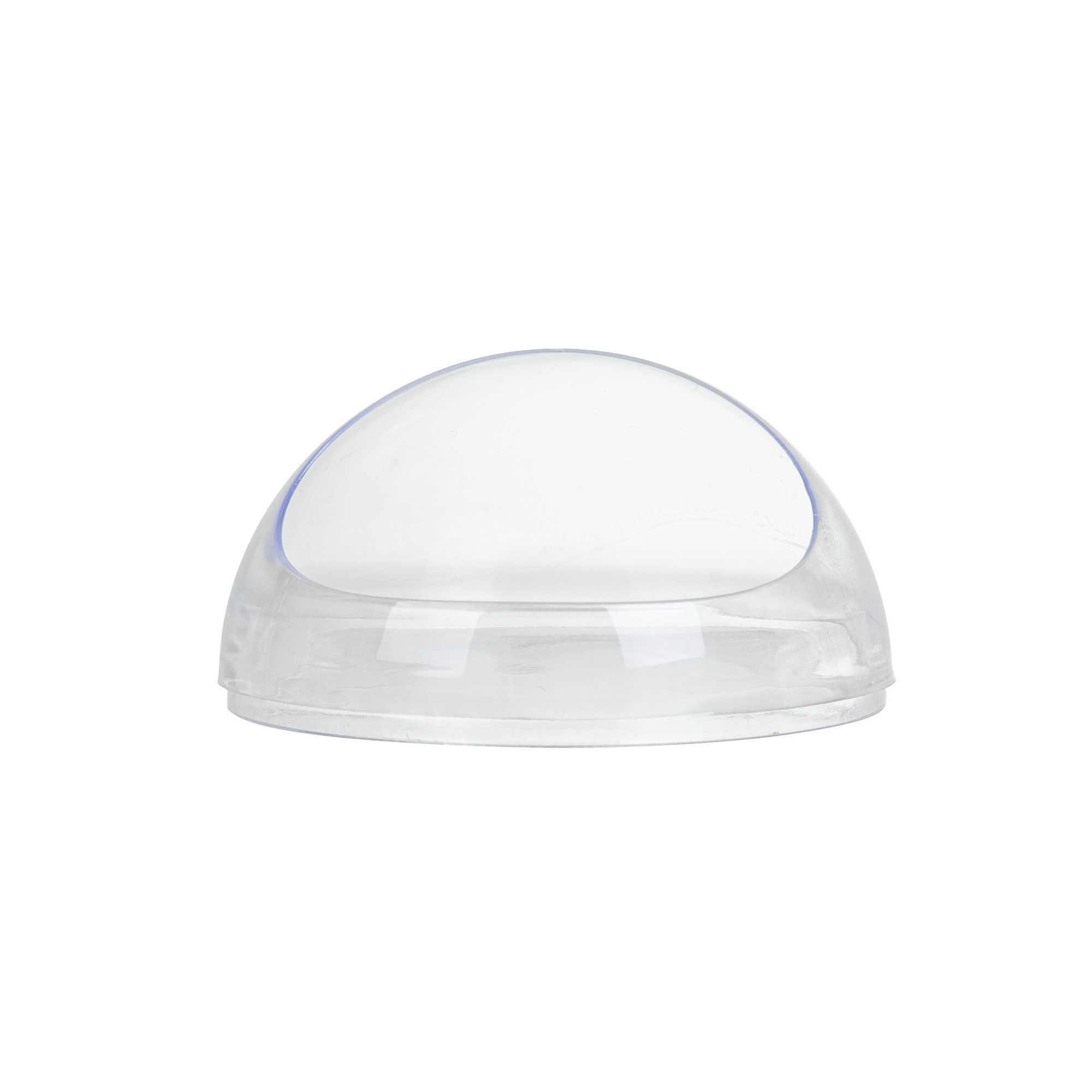 Mini Serve 3 oz Round Clear Plastic Balloon Bowl - 2 1/2" x 2 1/2" x 2 1/2" - 10 count box