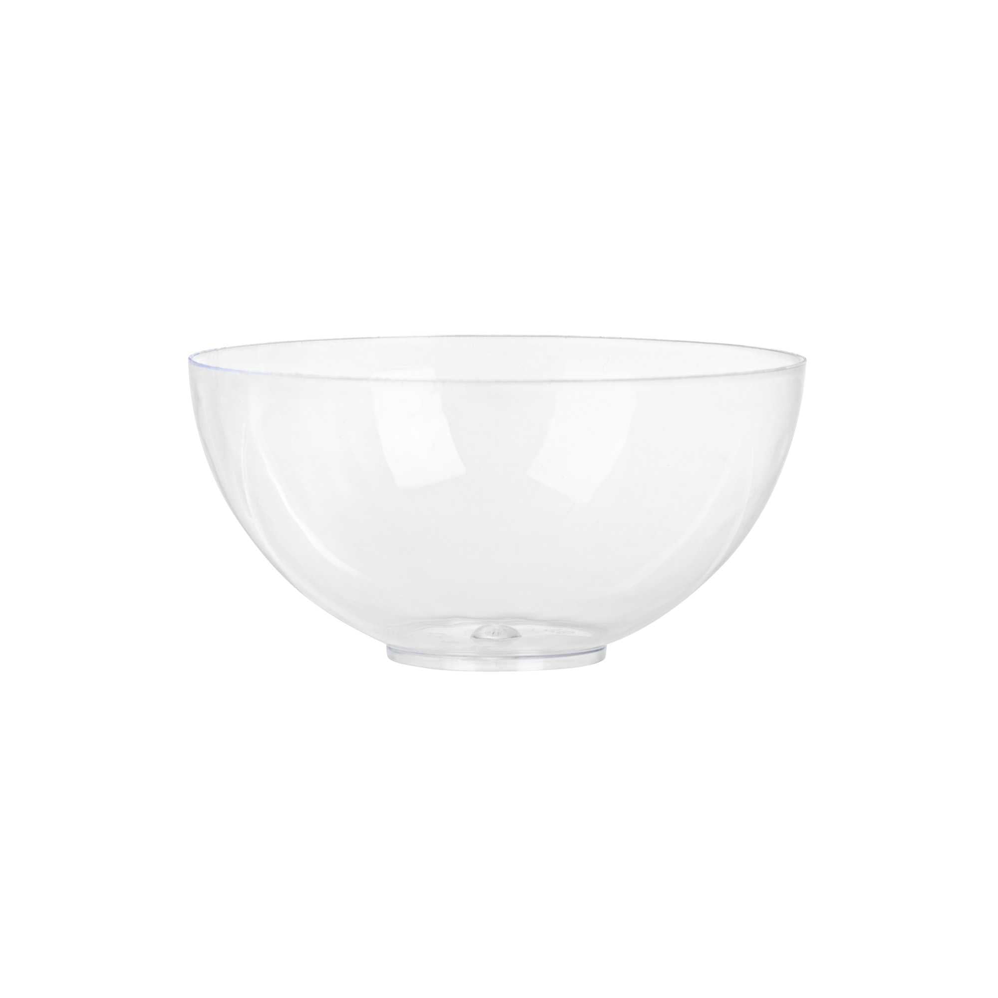 Mini Serve 3 oz Round Clear Plastic Balloon Bowl - 2 1/2" x 2 1/2" x 2 1/2" - 100 count box