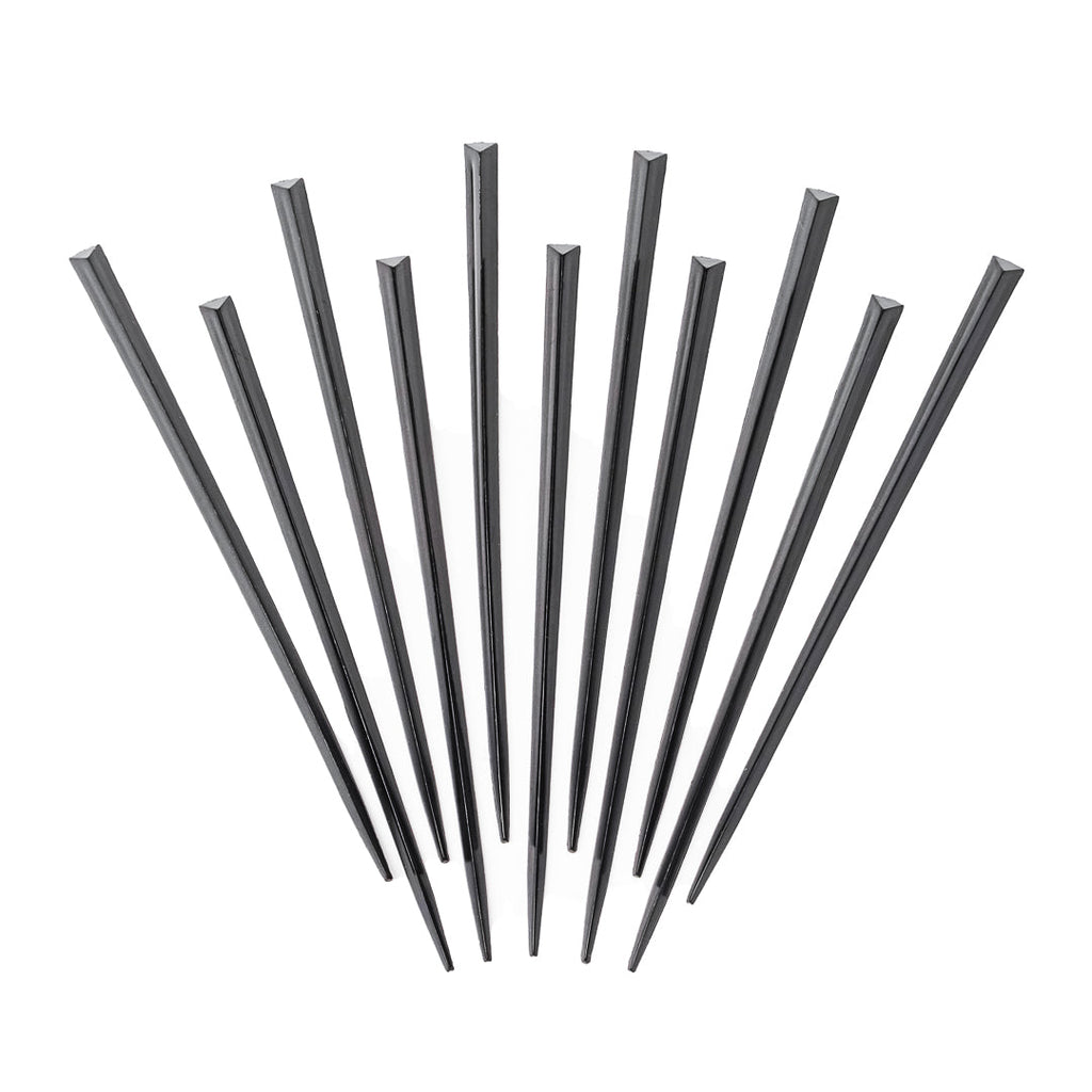 Pixy Black Plastic Prism Pick - 4" - 1000 count box