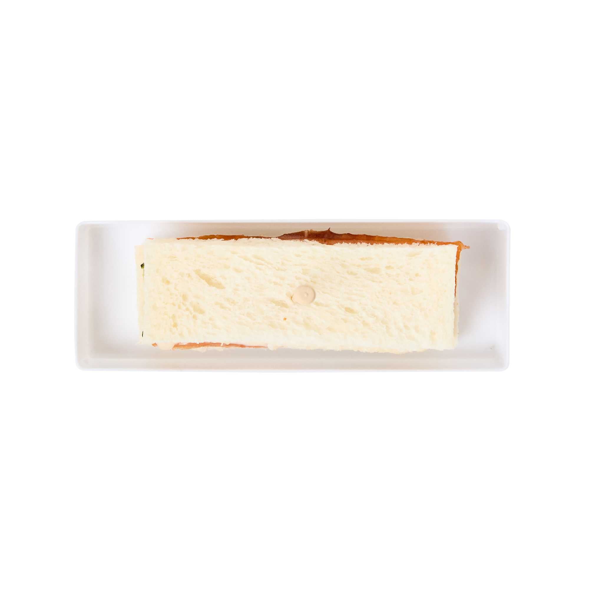 Mini Serve Rectangle White Plastic Modern Plate - 5 1/4" x 1 3/4" x 3/4" - 100 count box