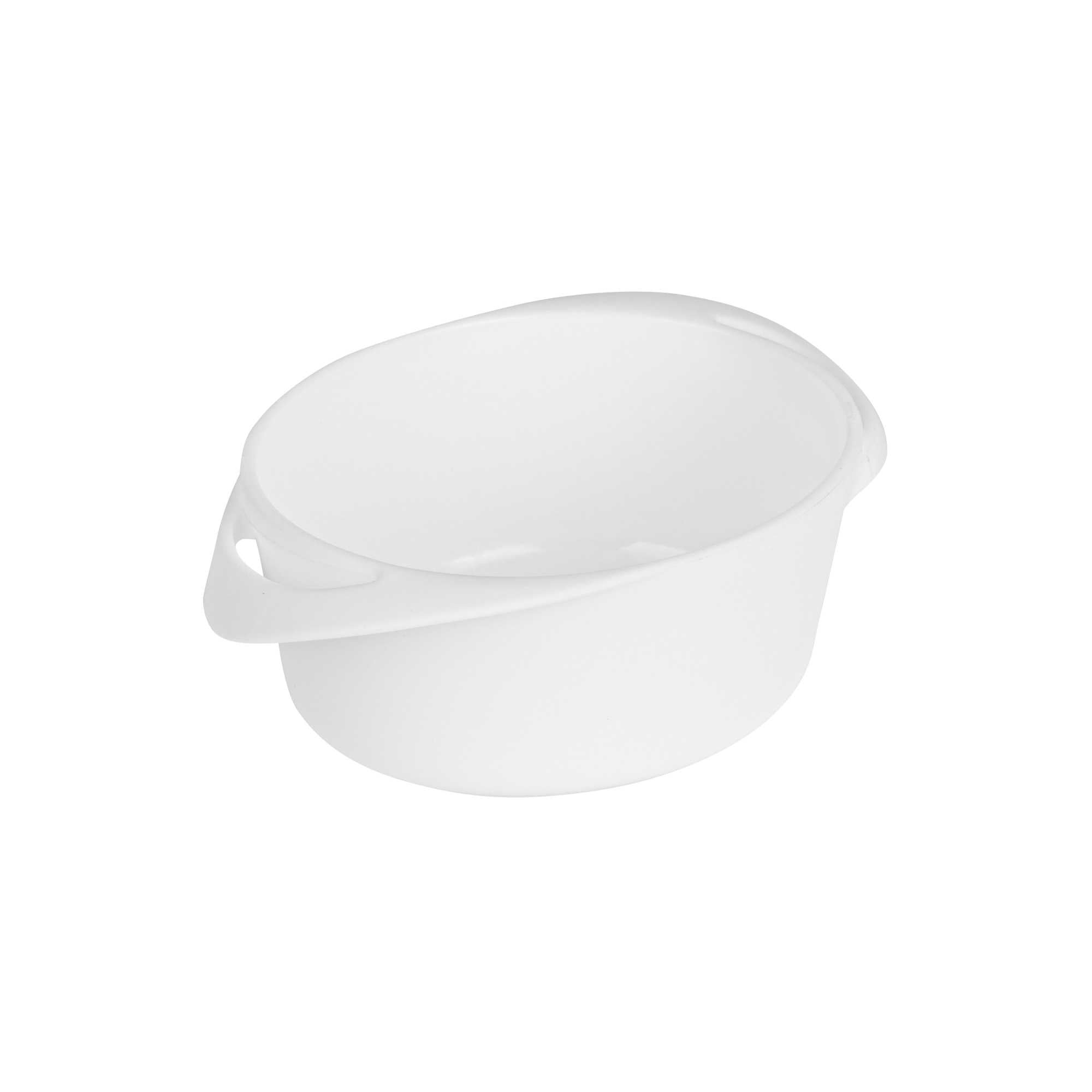 Mini Serve 3 oz Round White Plastic Mini Infinity Pot - 3 3/4" x 2 1/2" x 1 1/4" - 100 count box