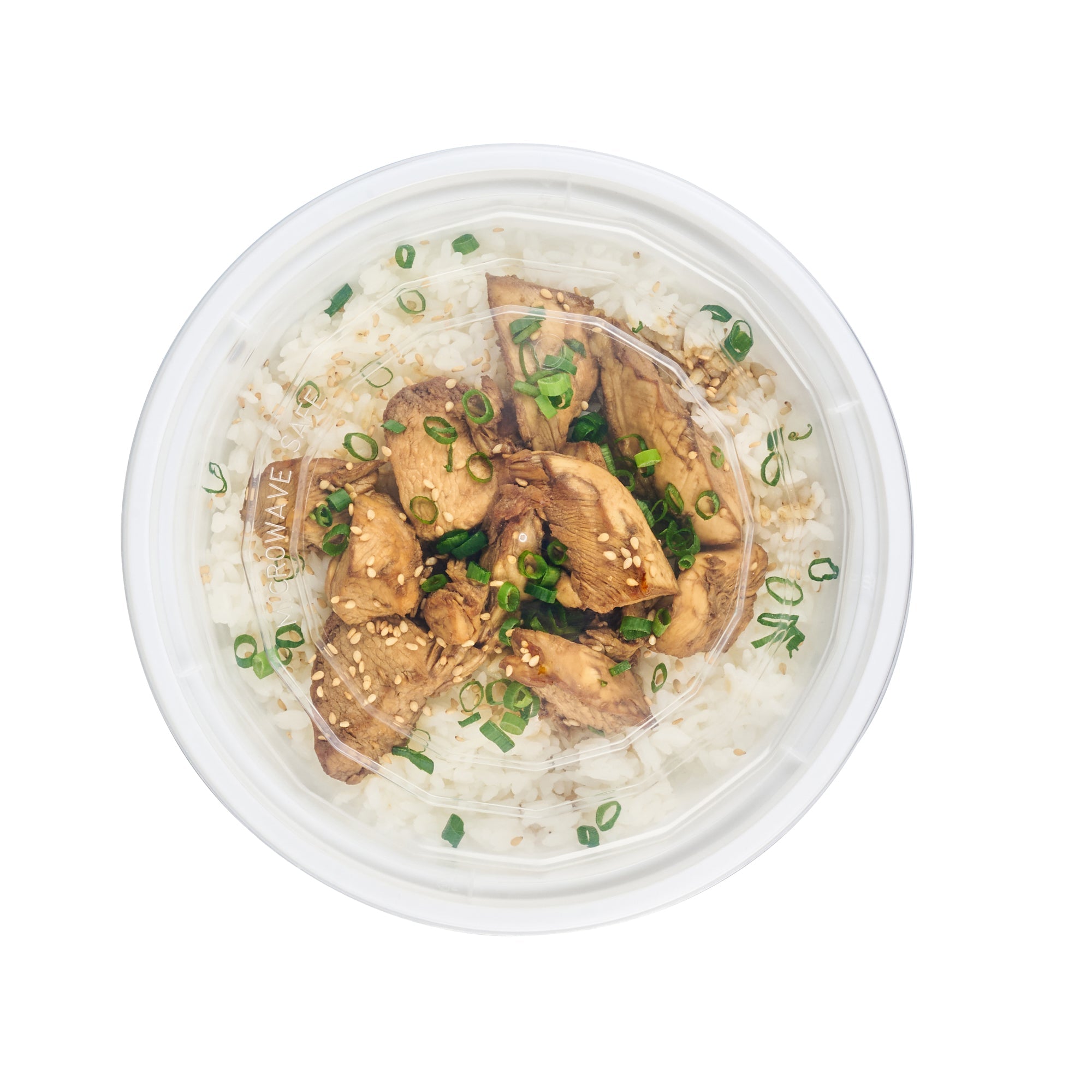 Asporto 24 oz Round White Plastic To Go Box - with Clear Lid, Microwavable - 7 1/4" x 7 1/4" x 1 1/2" - 100 count box