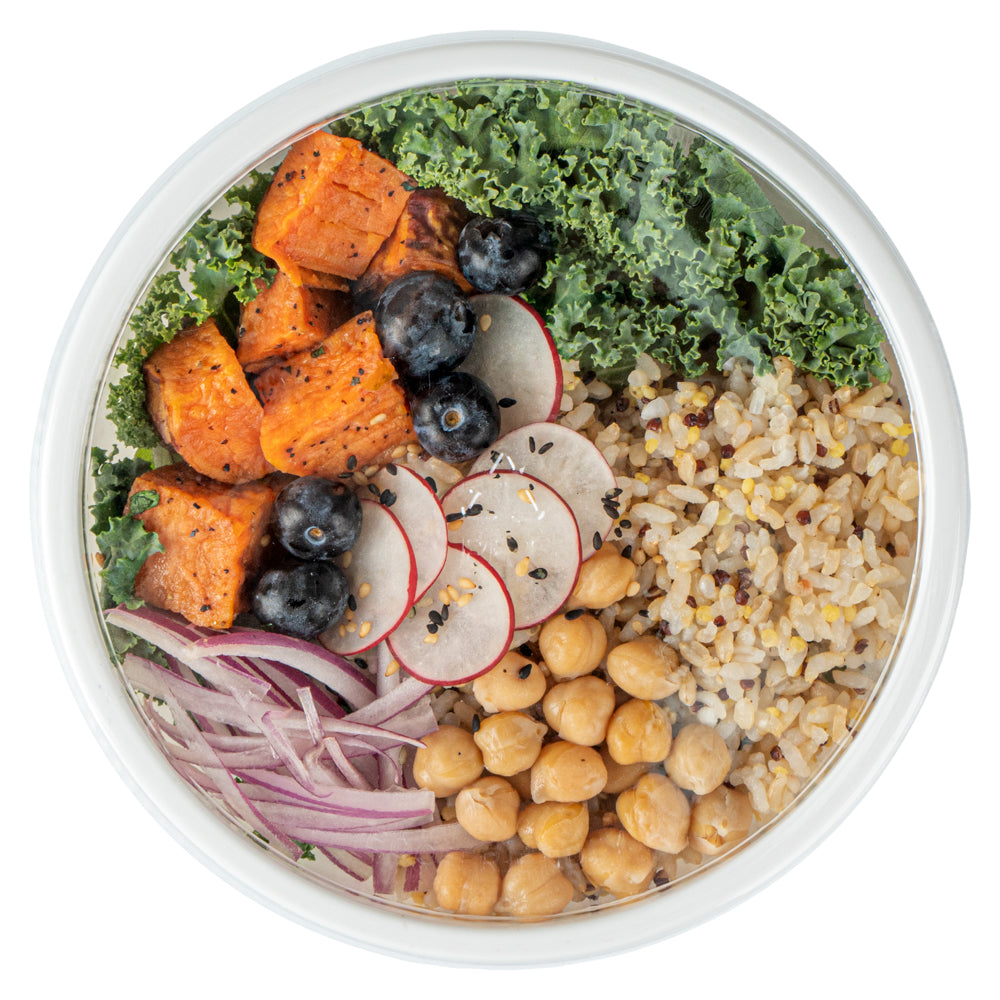 Maxi Serve Round Clear Plastic Lid - Fits 18 oz Salad Bowl - 200 count box
