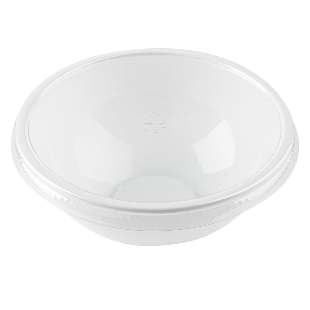 Maxi Serve Round Clear Plastic Lid - Fits 18 oz Salad Bowl - 200 count box