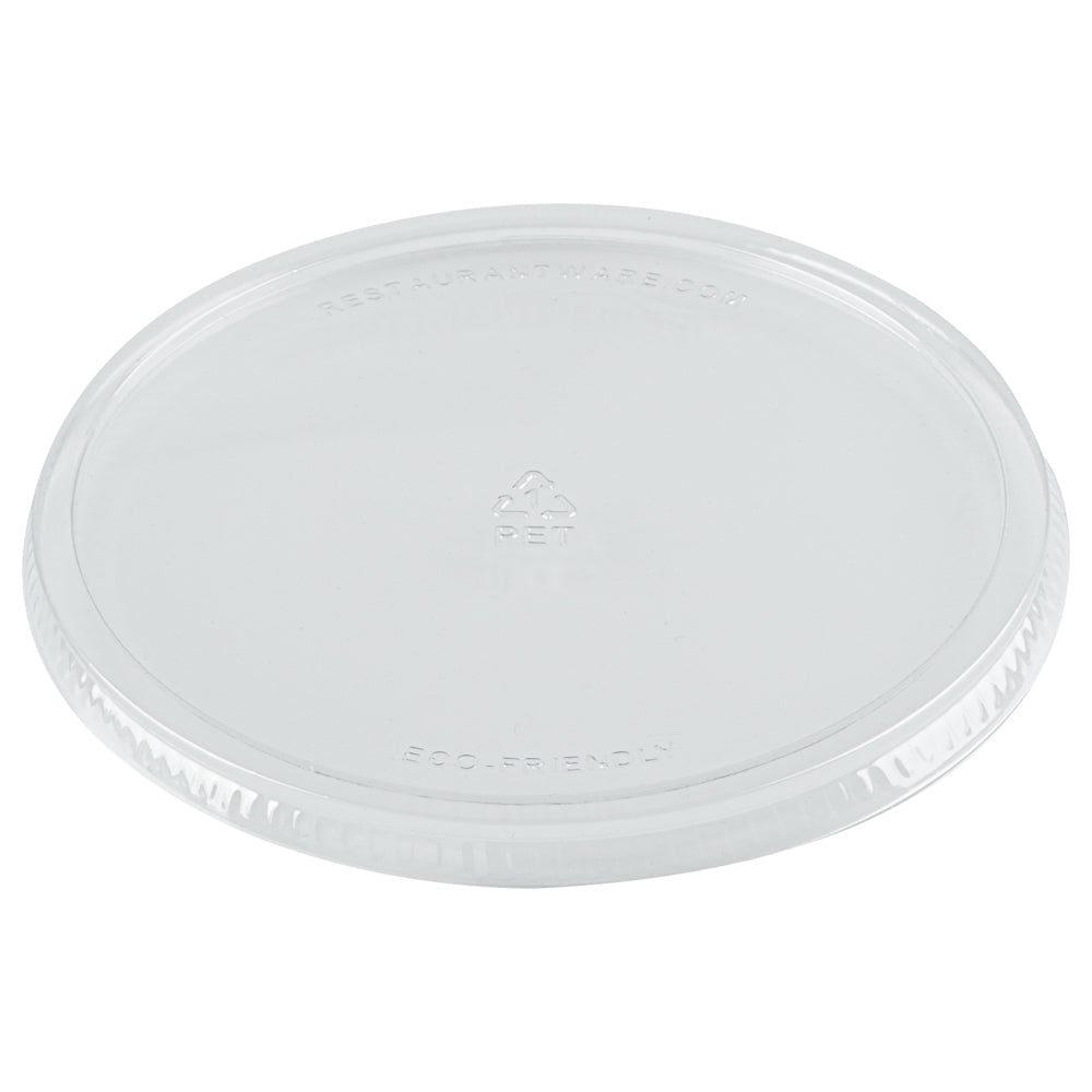 Maxi Serve Round Clear Plastic Lid - Fits 21 oz Salad Bowl - 200 count box
