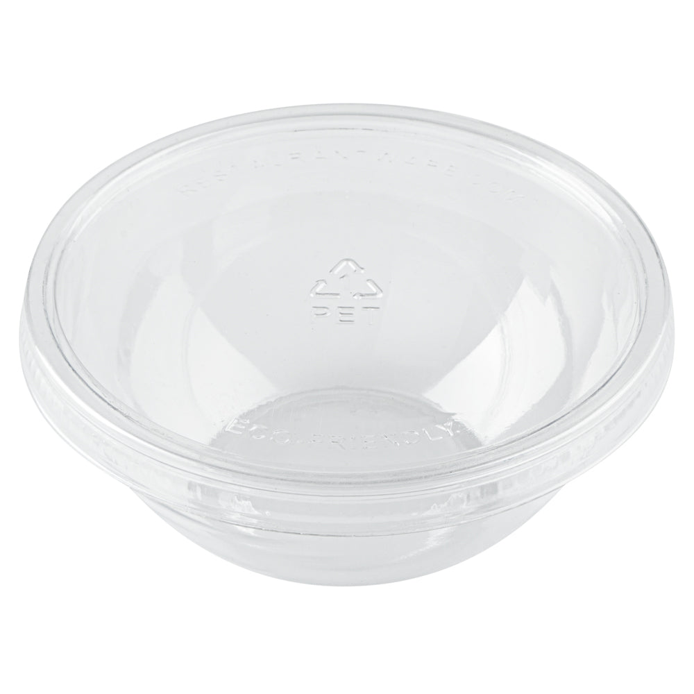 Maxi Serve Round Clear Plastic Lid - Fits 21 oz Salad Bowl - 200 count box
