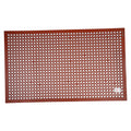 Serve Secure Red Rubber Floor Mat - Anti-Fatigue, Grease-Resistant - 60" x 36" x 1/2" - 1 count box