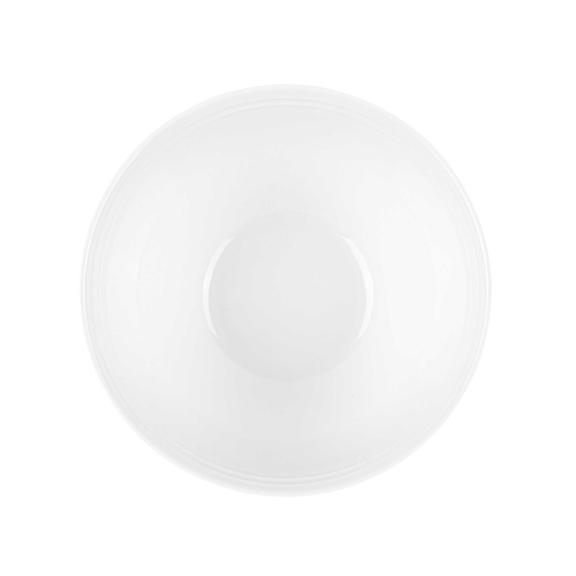 Voga 16 oz Round White Melamine Small Bowl - Incline - 6" x 6" x 3" - 10 count box