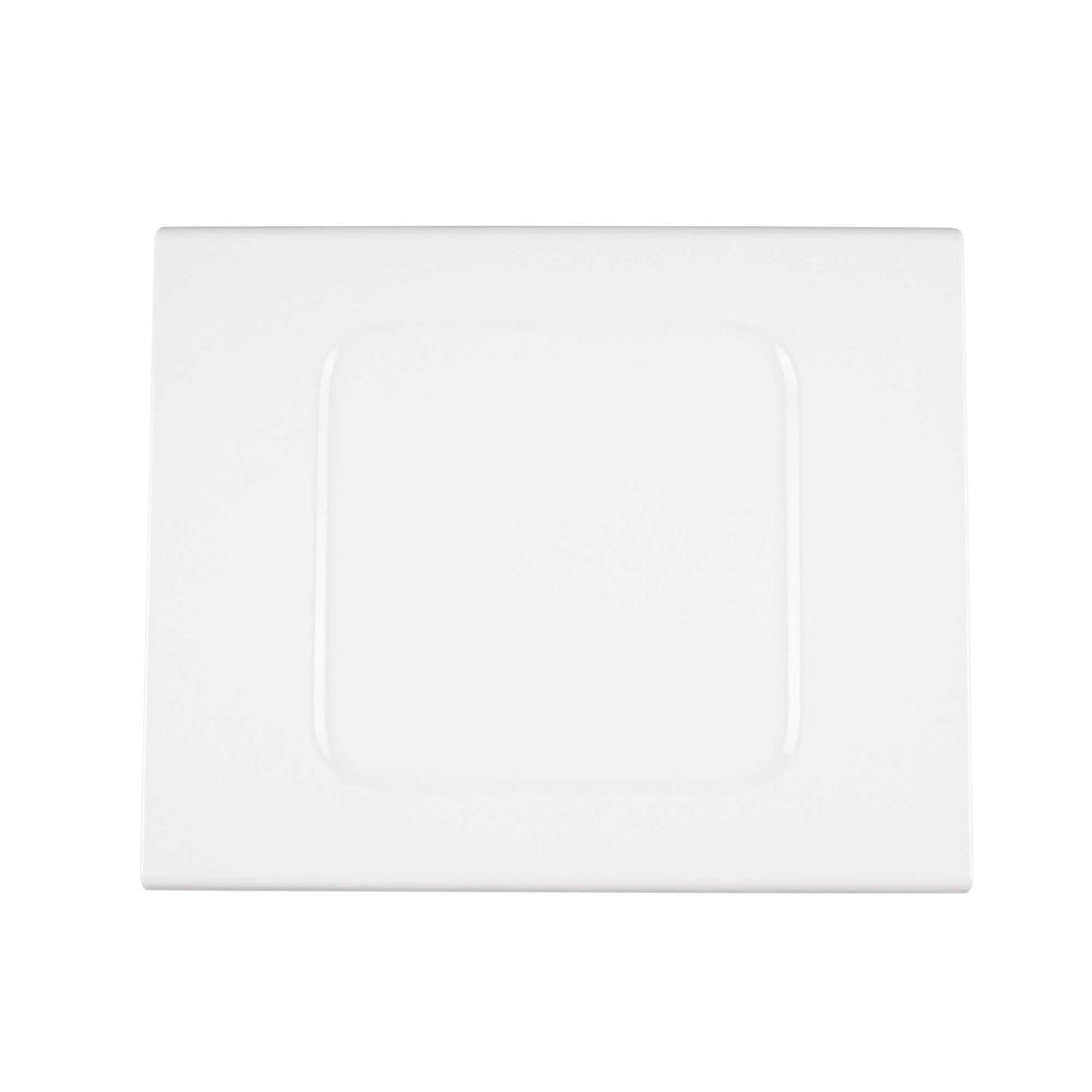 Voga Rectangle White Melamine Tray - 16 1/2" x 13 1/2" x 1/2" - 2 count box