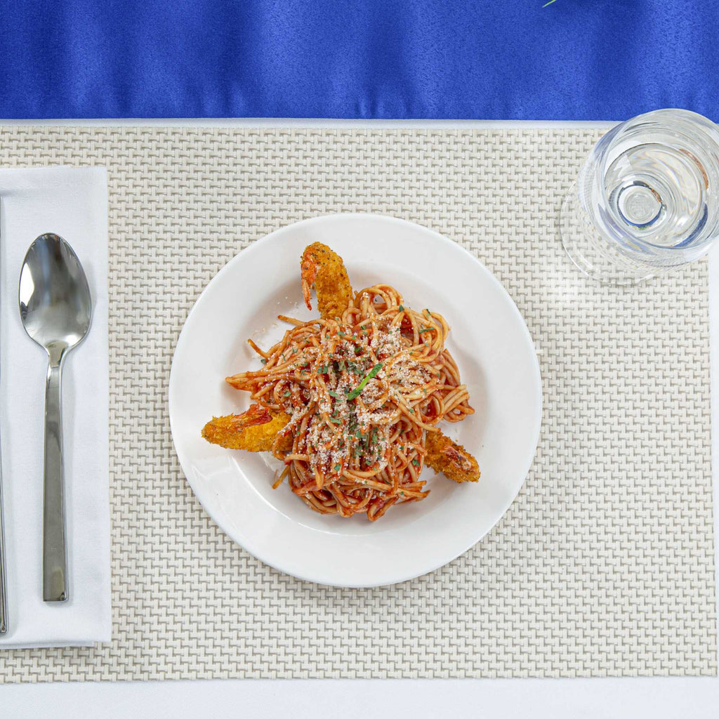 Voga Round White Melamine Medium Plate - Classic, Rimmed - 8" x 8" x 1/2" - 10 count box