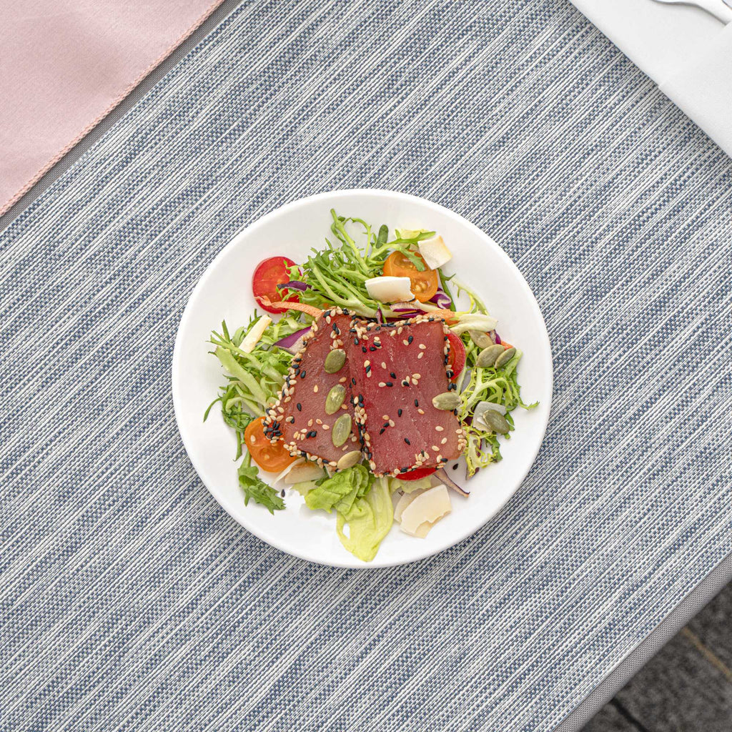 Voga Round White Melamine Small Plate - Classic, Rimless - 6" x 6" x 1" - 10 count box