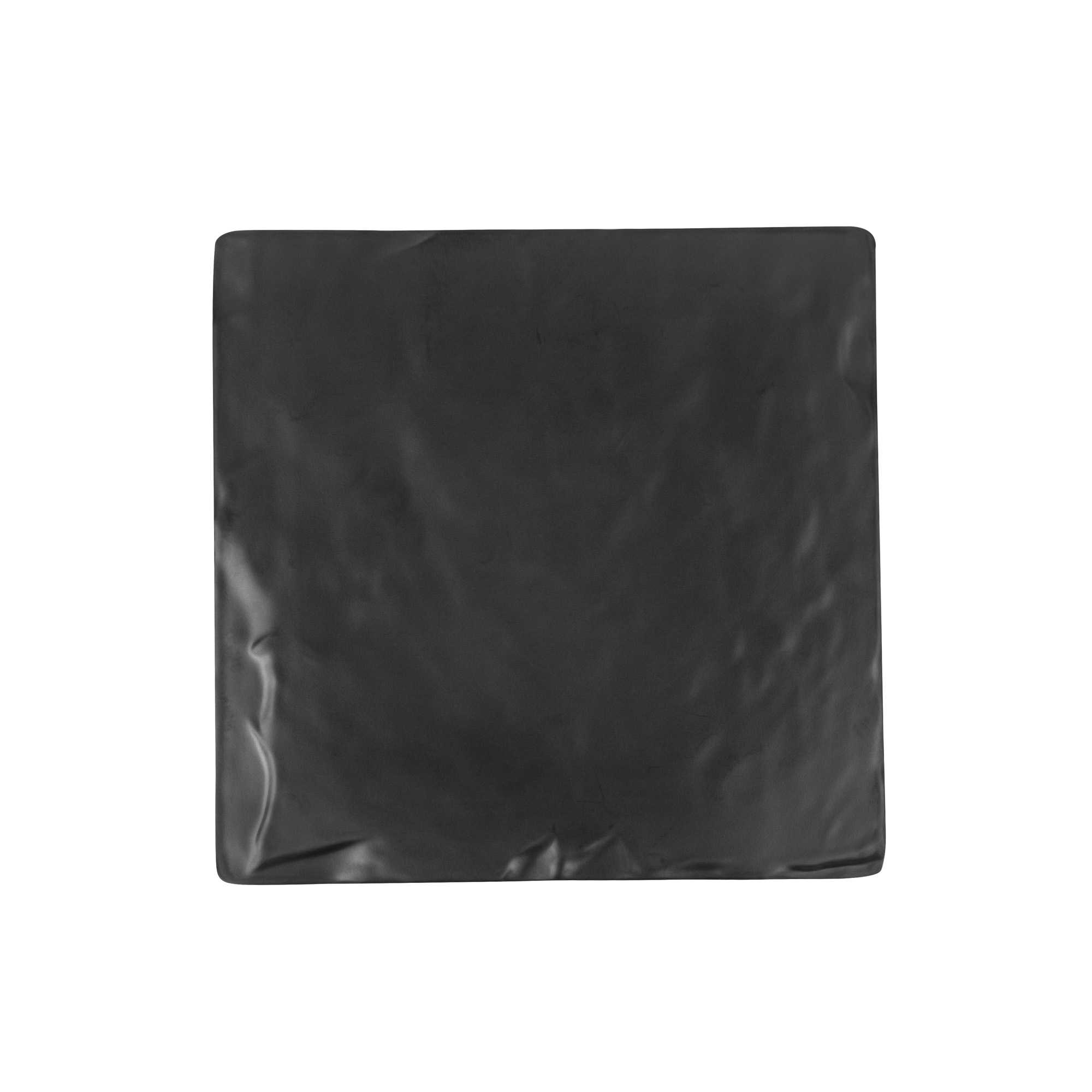 Voga Square Black Melamine Plate - Japonais, Slate - 10" x 10" x 3/4" - 4 count box