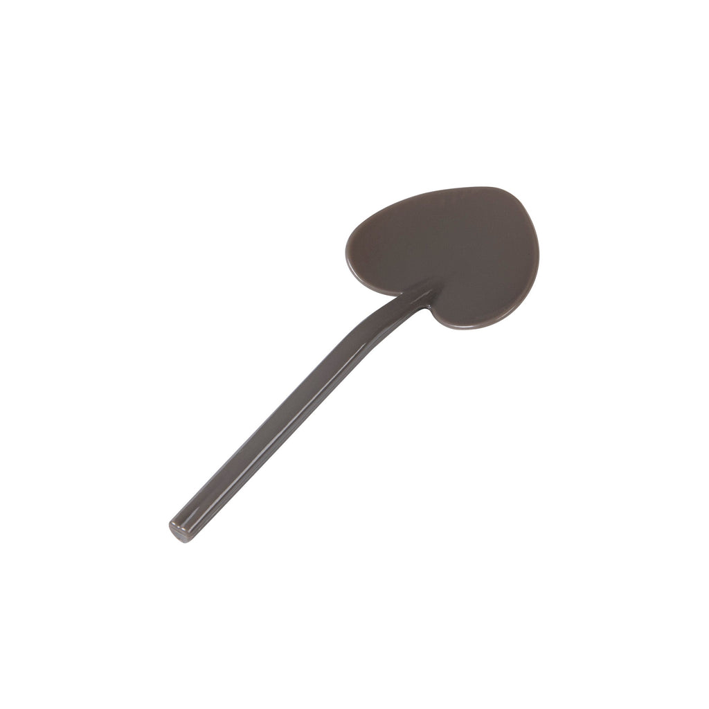 Coppetta Fashion Gray Plastic Love Shovel Spoon - 3 1/2" x 1 1/4" - 500 count box