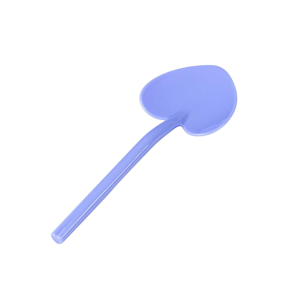 Coppetta Periwinkle Plastic Love Shovel Spoon - 3 1/2" x 1 1/4" - 100 count box