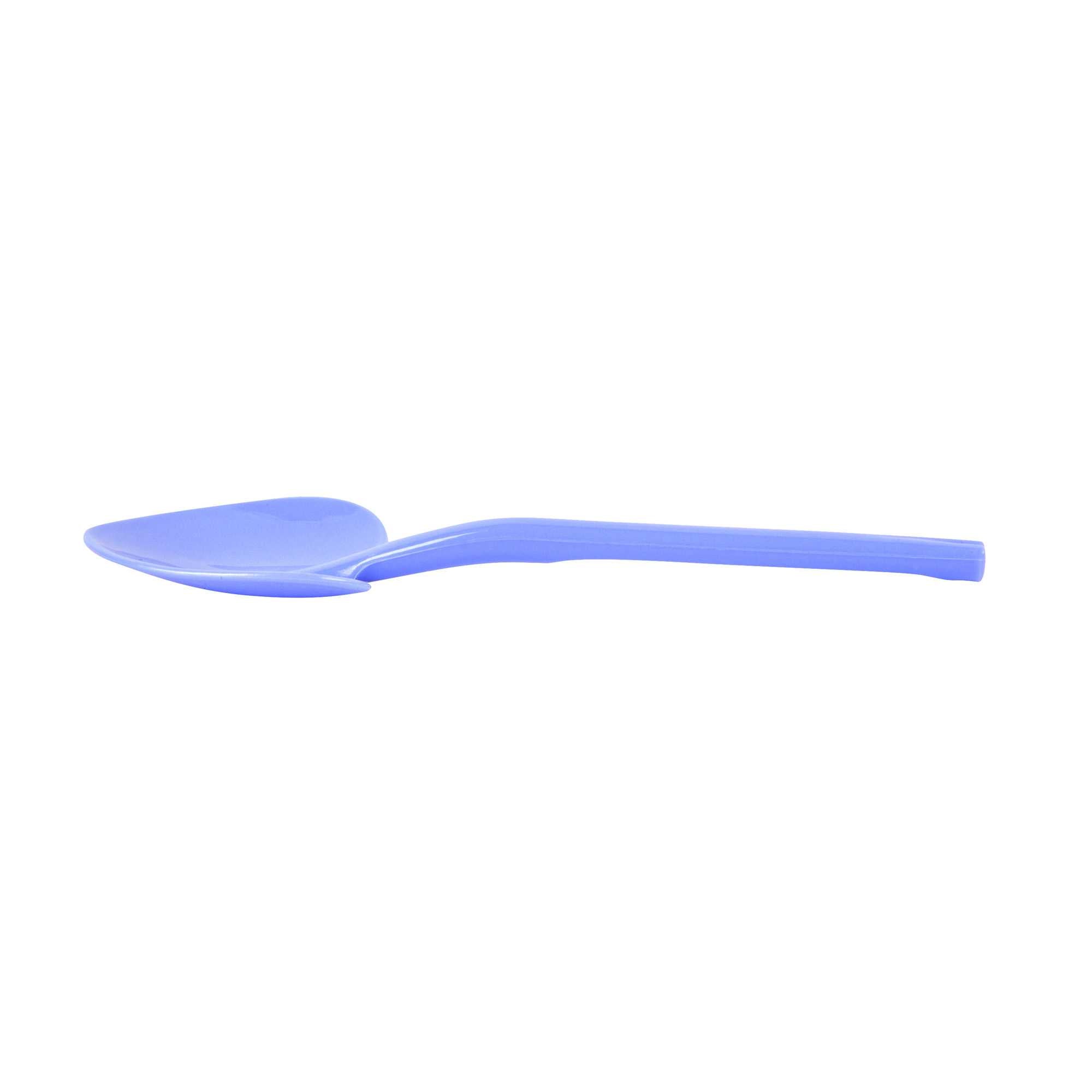 Coppetta Periwinkle Plastic Love Shovel Spoon - 3 1/2" x 1 1/4" - 100 count box