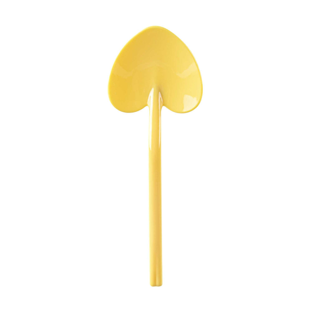 Coppetta Baby Yellow Plastic Love Shovel Spoon - 3 1/2" x 1 1/4" - 100 count box