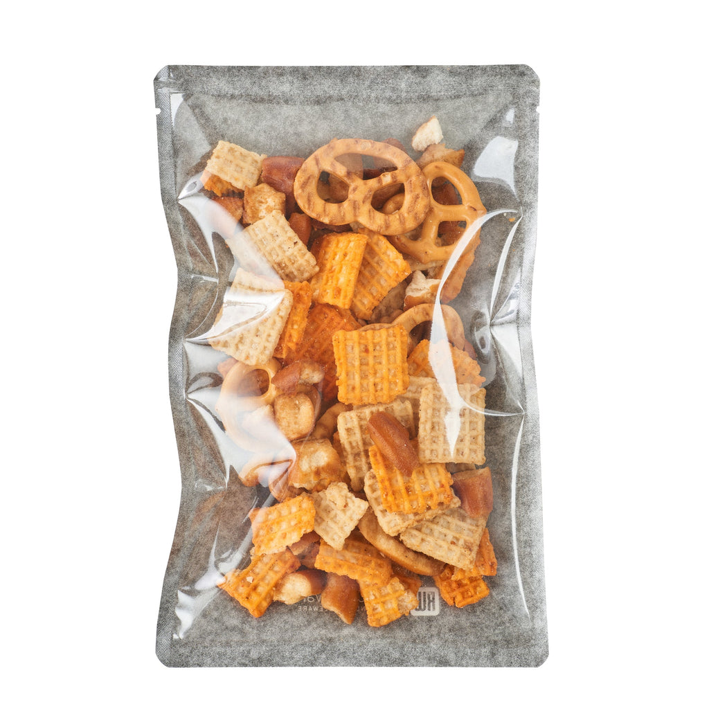Bag Tek Black Plastic Small Sandwich and Snack Bag - Heat Sealable - 8 1/4" x 5 1/4" - 100 count box