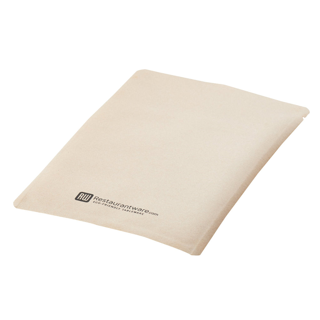 Bag Tek Kraft Plastic Small Sandwich and Snack Bag - Heat Sealable - 8 1/4" x 5 1/4" - 100 count box