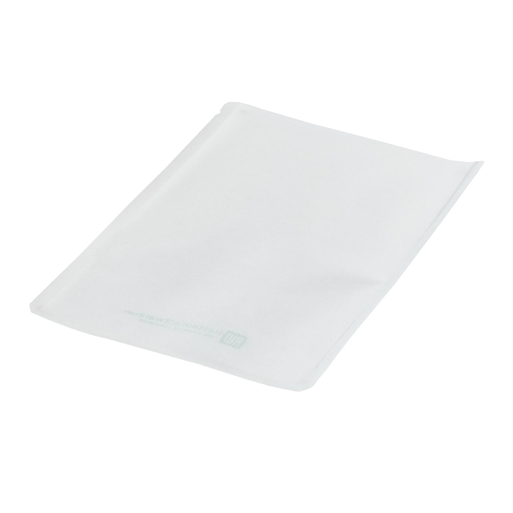 Bag Tek White Plastic Small Sandwich and Snack Bag - Heat Sealable - 8 1/4" x 5 1/4" - 100 count box