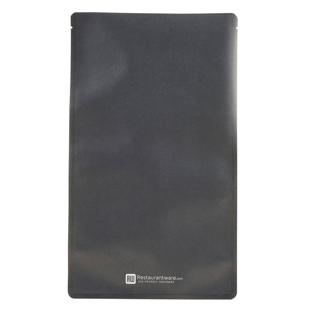 Bag Tek Black Plastic Large Sandwich and Snack Bag - Heat Sealable - 11 1/2" x 6 3/4" - 100 count box