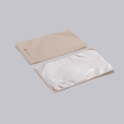 Bag Tek Kraft Plastic Large Sandwich and Snack Bag - Heat Sealable - 11 1/2" x 6 3/4" - 100 count box