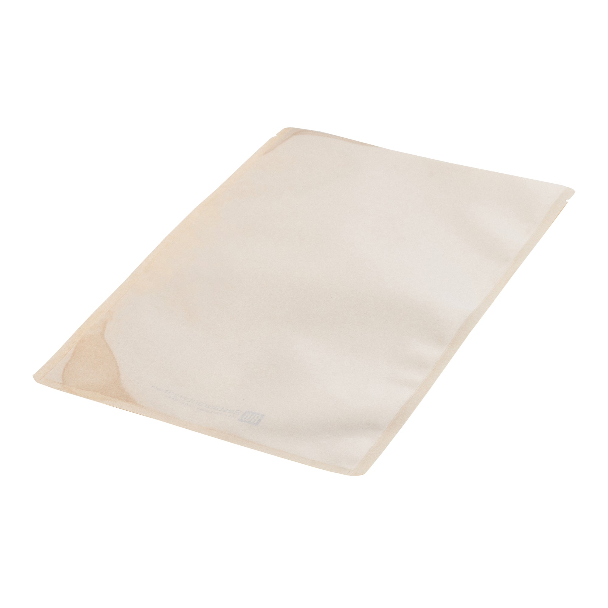 Bag Tek Kraft Plastic Large Sandwich and Snack Bag - Heat Sealable - 11 1/2" x 6 3/4" - 100 count box