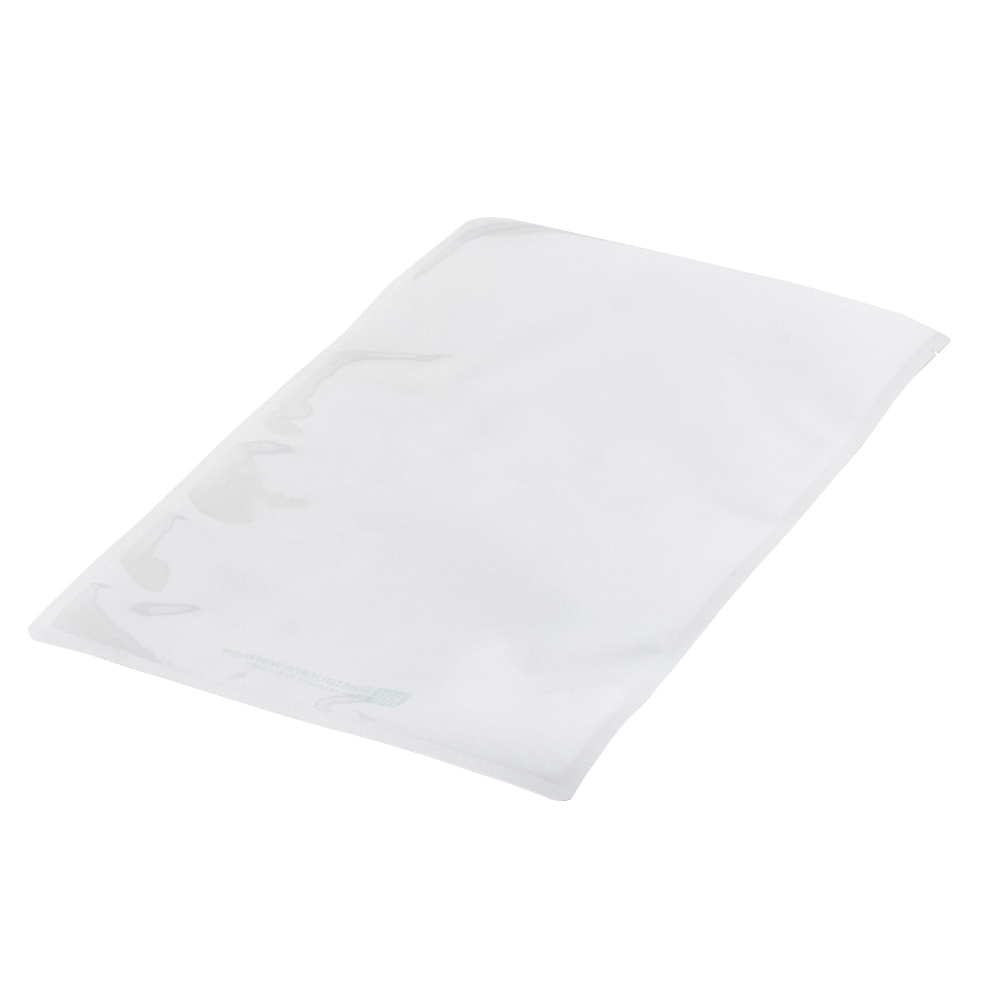 Bag Tek White Plastic Large Sandwich and Snack Bag - Heat Sealable - 11 1/2" x 6 3/4" - 100 count box
