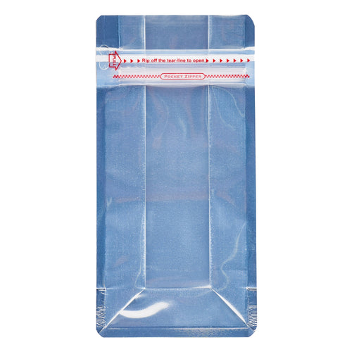 Bag Tek Red Plastic Small Snack Bag - Double Seal, Rip Lock, Heat Sealable - 8" x 4" x 2 1/2" - 100 count box