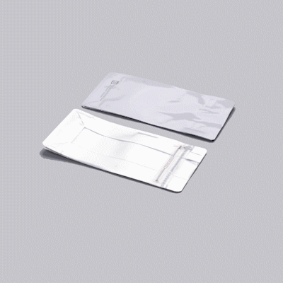 Bag Tek White Plastic Small Snack Bag - Double Seal, Rip Lock, Heat Sealable - 8" x 4" x 2 1/2" - 100 count box