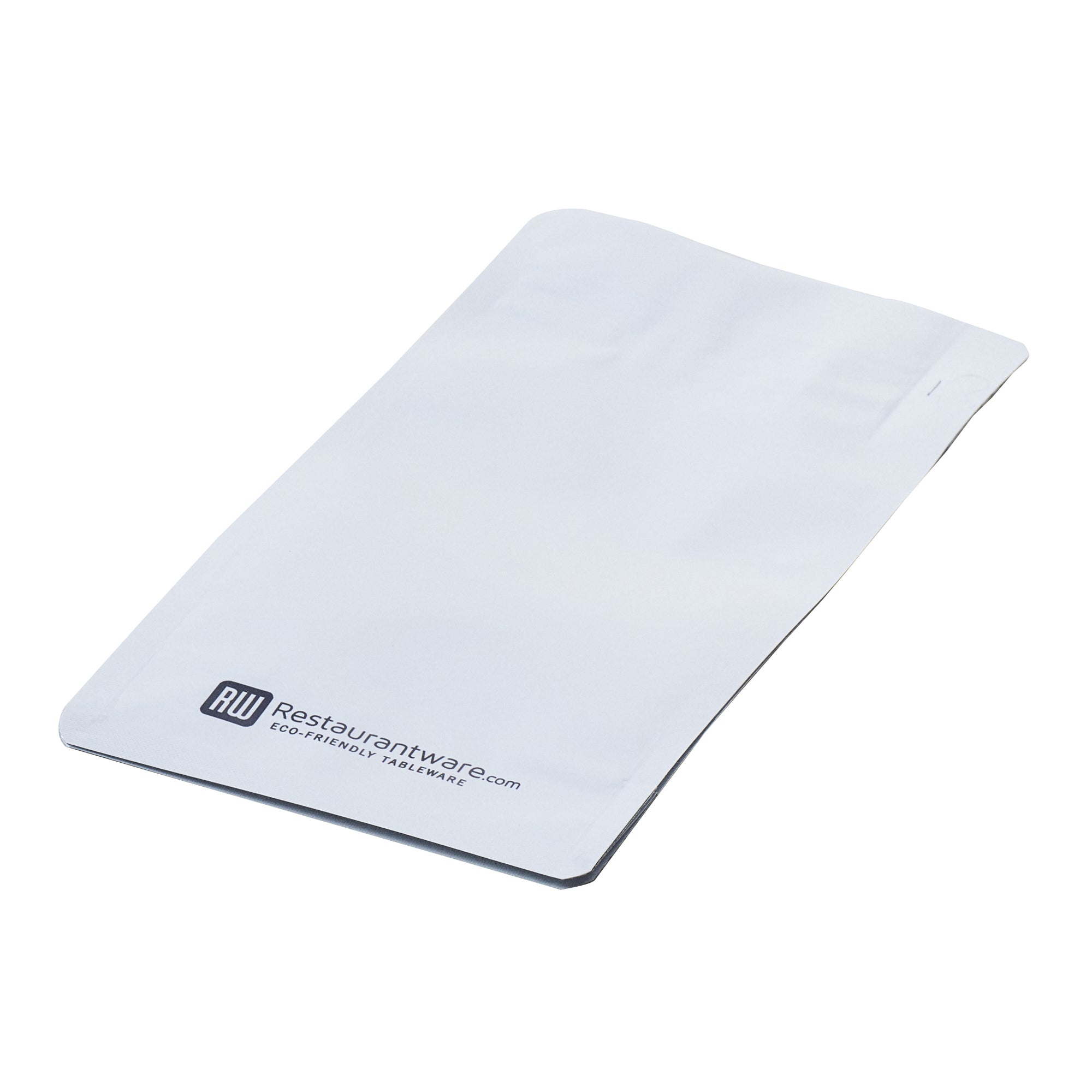 Bag Tek White Plastic Small Snack Bag - Double Seal, Rip Lock, Heat Sealable - 8" x 4" x 2 1/2" - 100 count box