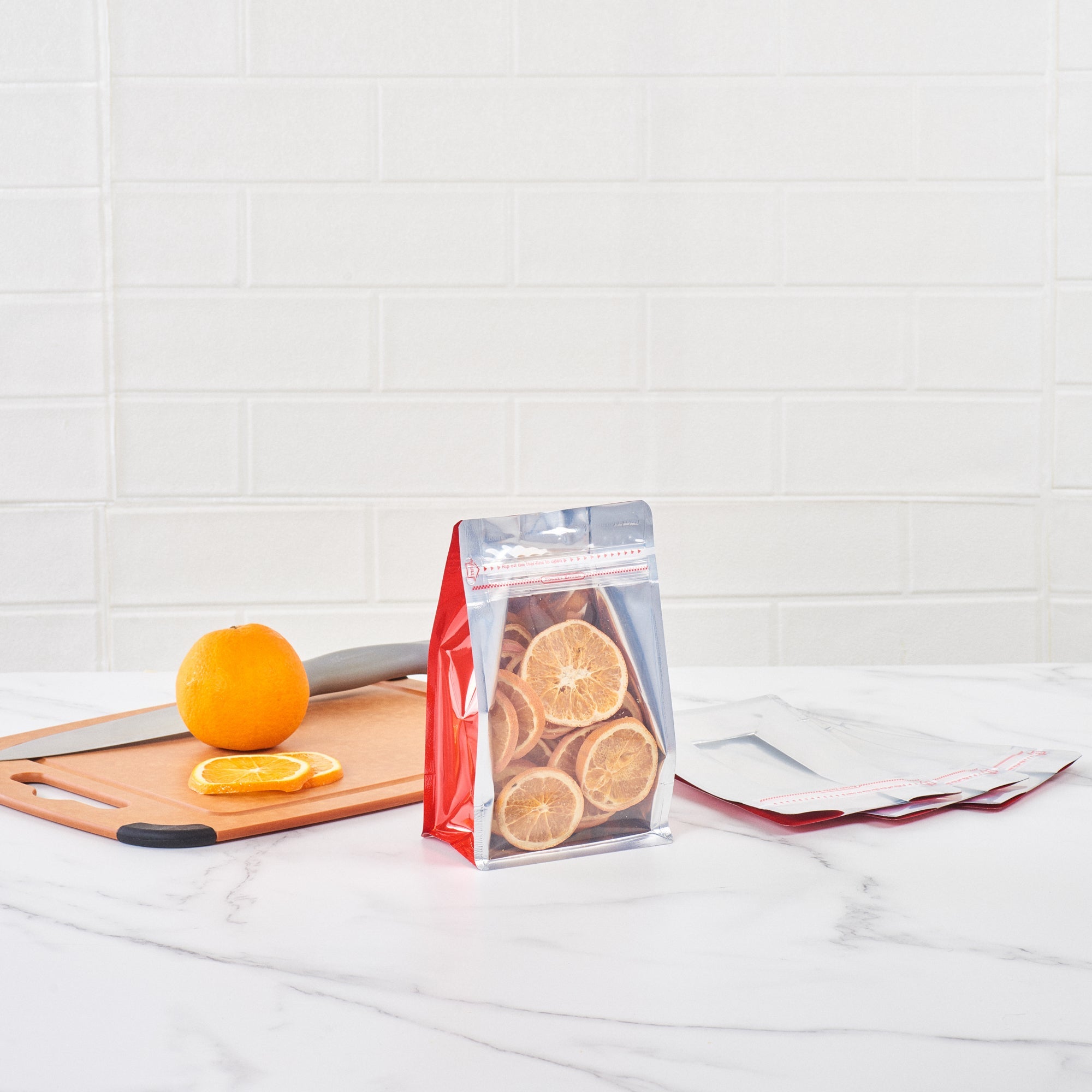 Bag Tek Red Plastic Medium Snack Bag - Double Seal , Rip Lock, Heat Sealable - 8" x 5" x 3 1/4" - 100 count box