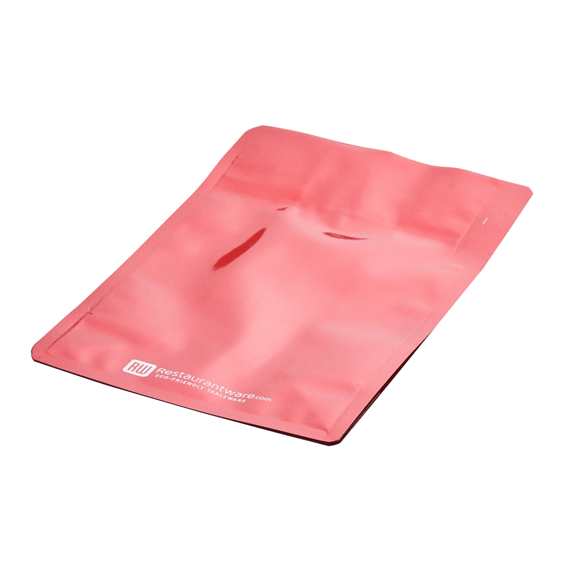 Bag Tek Red Plastic Medium Snack Bag - Double Seal , Rip Lock, Heat Sealable - 8" x 5" x 3 1/4" - 100 count box