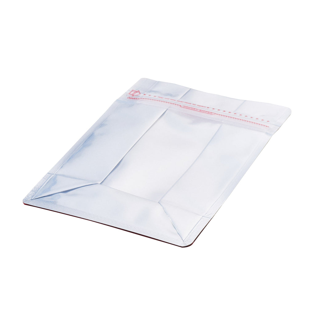 Bag Tek Red Plastic Medium Snack Bag - Double Seal , Rip Lock, Heat Sealable - 8" x 5" x 3 1/4" - 100 count box