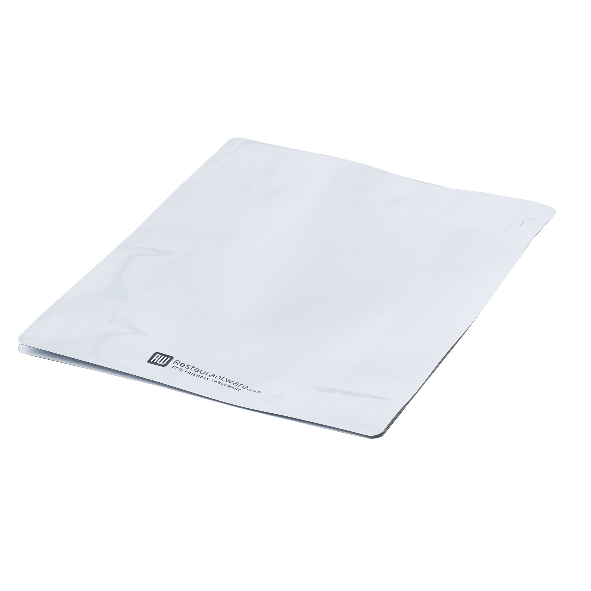 Bag Tek White Plastic Large Snack Bag - Double Seal, Rip Lock, Heat Sealable - 9 1/2" x 7 1/2" x 2 3/4" - 100 count box