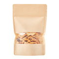 Bag Tek Kraft Plastic Small Window Bag - Heat Sealable - 7" x 4 3/4" x 1 1/2" - 100 count box