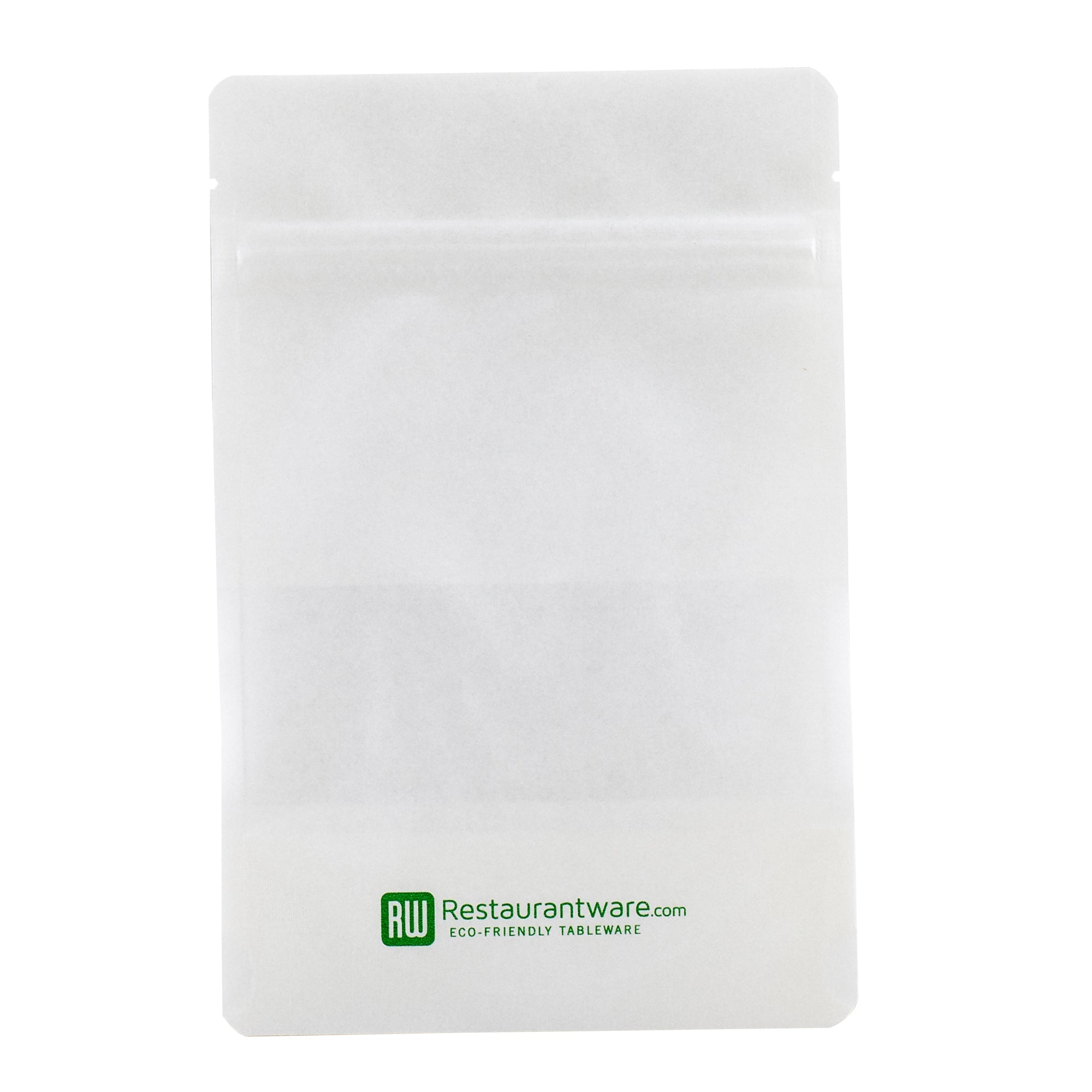 Bag Tek White Plastic Small Window Bag - Heat Sealable - 7" x 4 3/4" x 1 1/2" - 100 count box