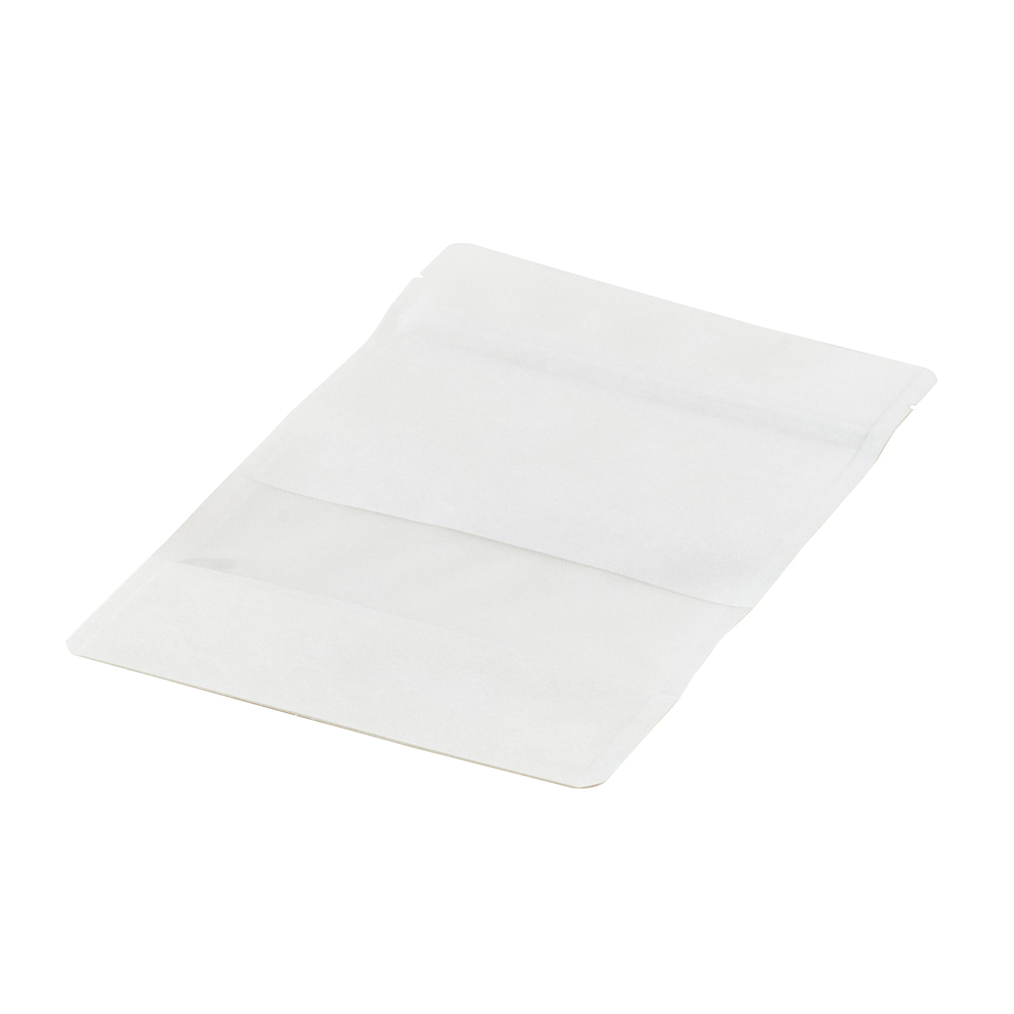 Bag Tek White Plastic Medium Window Bag - Heat Sealable - 8" x 5" x 1 3/4" - 100 count box