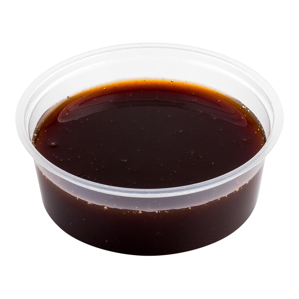 Basic Nature 2 oz Clear PLA Plastic Portion Cup - Compostable - 2 3/4" x 2 3/4" x 1" - 100 count box