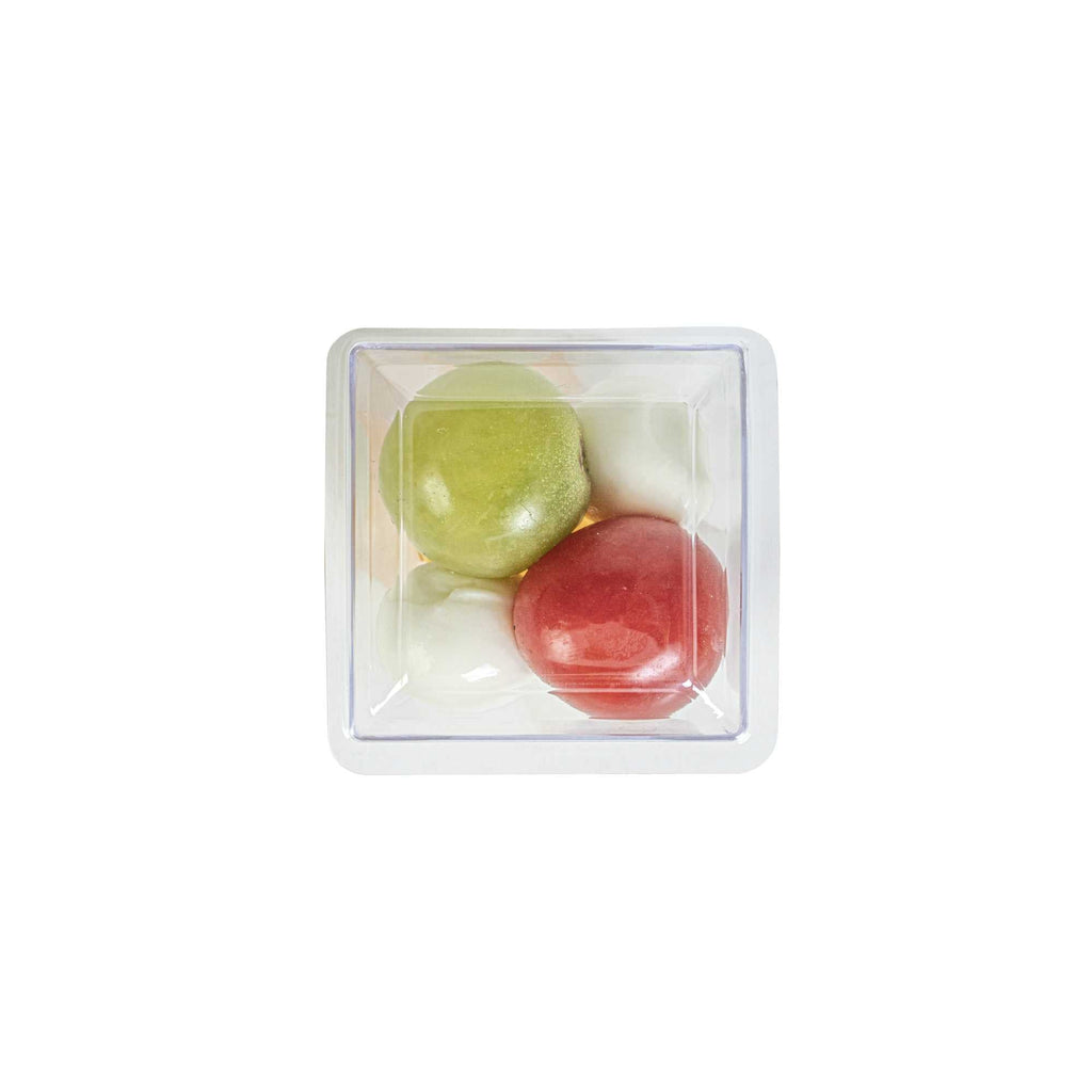 Mini Serve Square Clear Plastic Lid - Fits Mini Kova Cup - 100 count box