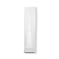 Bag Tek Clear Plastic Gusset Bag - Flat Bottom, Paper Insert, Heat Sealable - 2" x 2" x 8 1/4" - 100 count box