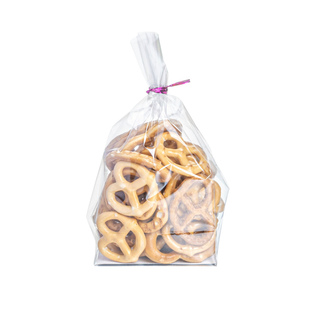 Bag Tek Clear Plastic Gusset Bag - Flat Bottom, Paper Insert, Heat Sealable - 3" x 2" x 6 1/2" - 100 count box