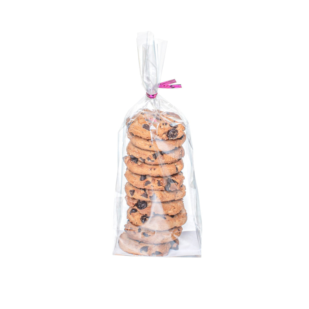 Bag Tek Clear Plastic Gusset Bag - Flat Bottom, Paper Insert, Heat Sealable - 3" x 2" x 8" - 100 count box