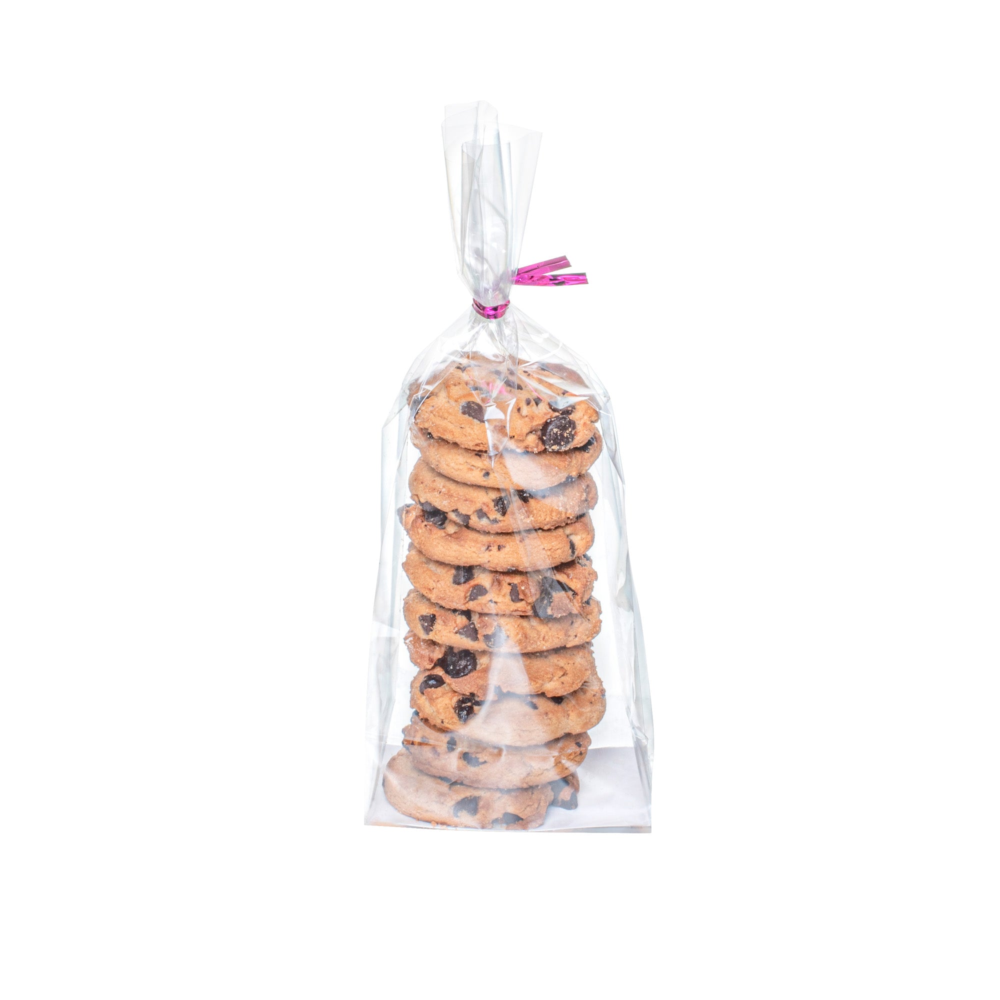 Bag Tek Clear Plastic Gusset Bag - Flat Bottom, Paper Insert, Heat Sealable - 3" x 2" x 8" - 100 count box