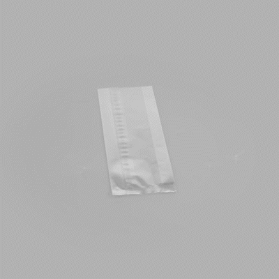 Bag Tek Clear Plastic Gusset Bag - High Clarity, Heat Sealable - 3" x 1 1/4" x 8 1/4" - 100 count box