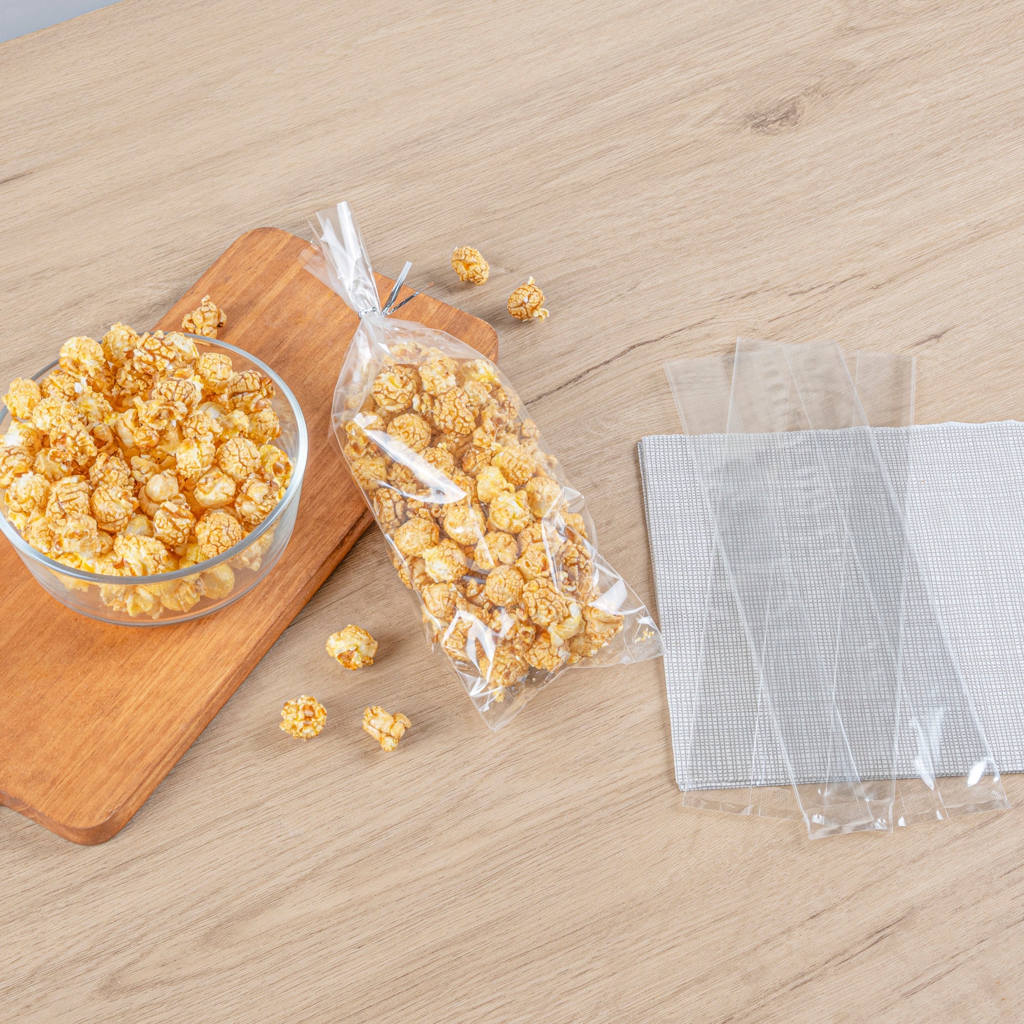 Bag Tek Clear Plastic Gusset Bag - High Clarity, Heat Sealable - 3 3/4" x 1 1/4" x 12" - 100 count box