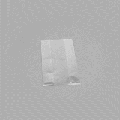 Bag Tek Clear Plastic Gusset Bag - High Clarity, Heat Sealable - 4" x 2 1/4" x 8" - 100 count box