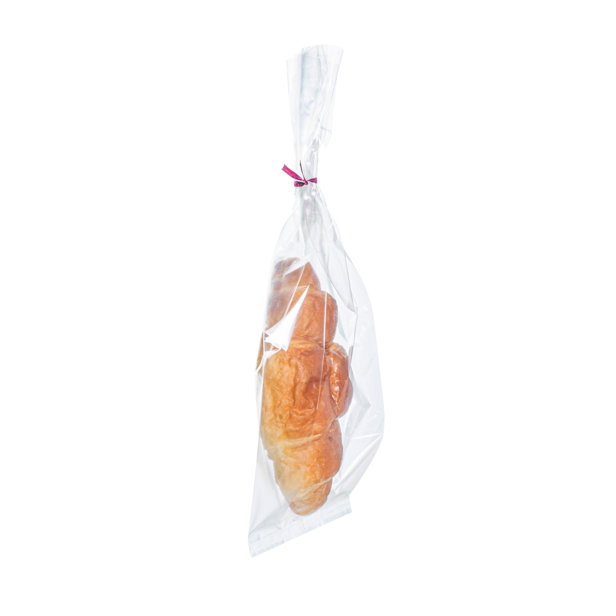 Bag Tek Clear Plastic Gusset Bag - High Clarity, Heat Sealable - 5" x 3" x 12" - 100 count box