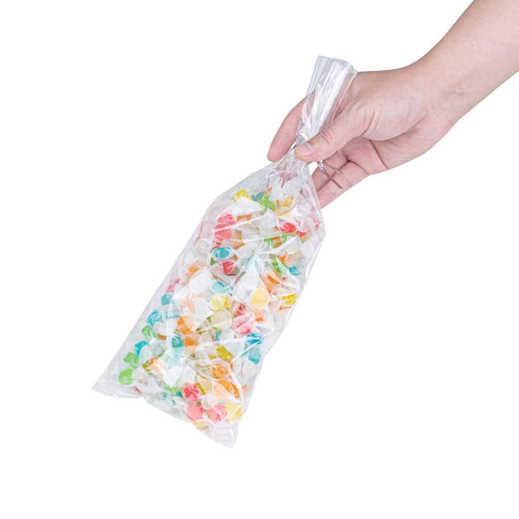 Bag Tek Clear Plastic Bag - No Flap, High Clarity, Heat Sealable - 5" x 13" - 100 count box