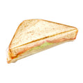 Chef 101 Clear Plastic Sandwich Wrap - High Clarity - 9 3/4" x 9 3/4" - 100 count box